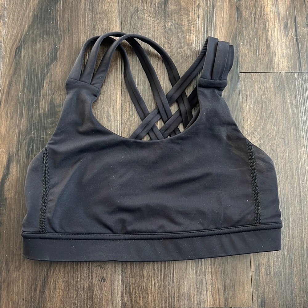 Black lululemon bra